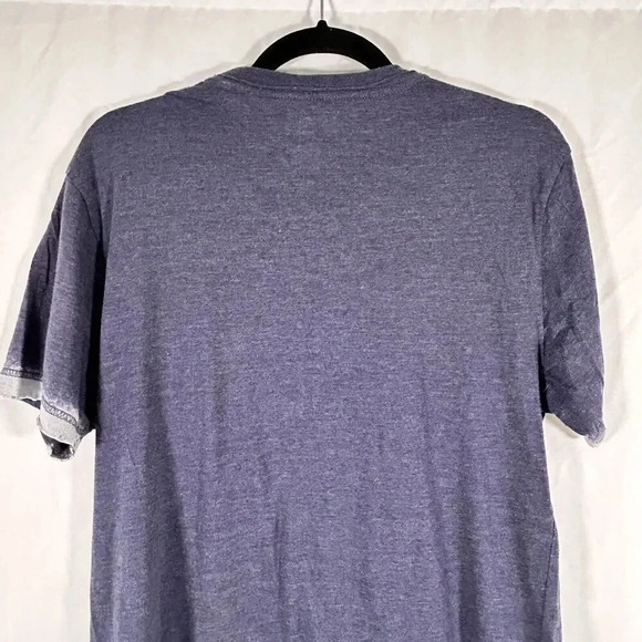 Denver Broncos Shirt Men's Medium Blue Graphic Print Short Sleeve Crew Neck - Picture 8 of 9